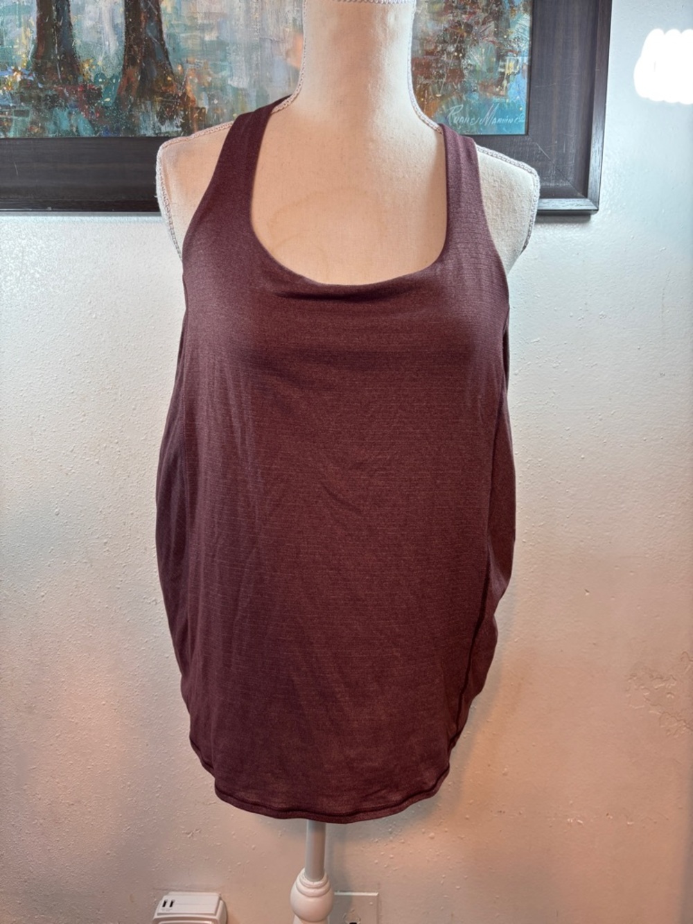 lululemon athletica Plum Scoop Neck Tank Top